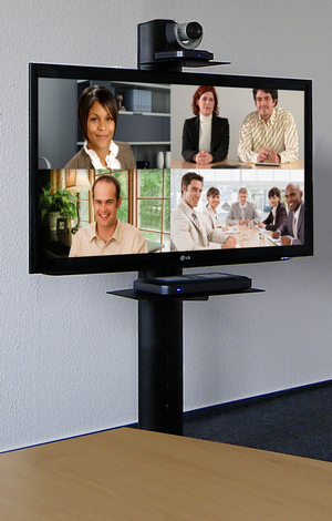 Standfuss für Videokonferenzsysteme