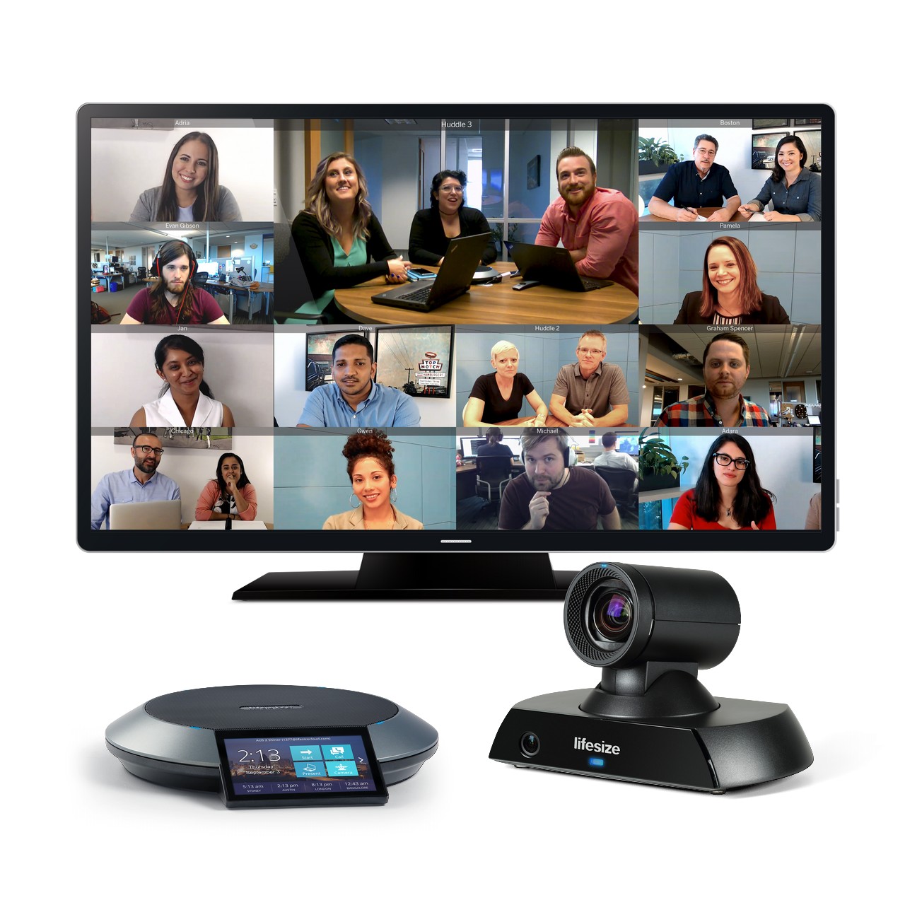 LifeSize Videokonferenz Endpunkte Konferenzraum Systeme
